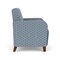 Lesro Siena Lounge Reception Guest Chair, Walnut, RS RainSong Back, MD Titan Seat, RS RainSong Panels SN1101 - alternate 3